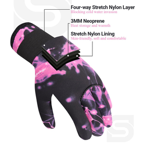 ถุงมือดำน้ำรุ่นใหม่มาแรง บริการ OEM สินค้าคุณภาพเยี่ยม ถุงมือดำน้ำกันความชื้นและรักษาความอบอุ่น - Product Image 4