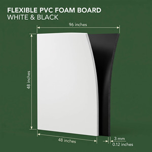 Lámina de Espuma de PVC Expandido Blanca de 1/8'' (3mm) 4x8 pies – Sustrato Mate Ultra Suave para Impresión UV de Cama Plana y Señalización - Product Image 1