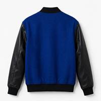 Veste universitaire personnalisée avec patchs en chenille pour hommes et femmes, veste de baseball en gros