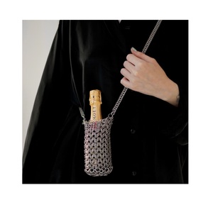 Private Labelling Metal Chainmail Hand Bag With Flexible Rings For Easy Carry And Stylish Fashion Look For Women - Product Image 3