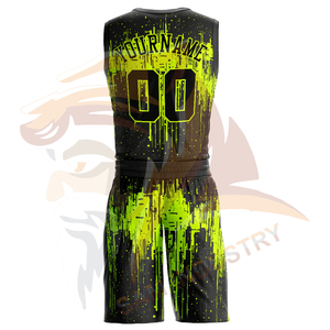 Nouveautés : Tenue de basketball personnalisée avec logo, design imprimé par sublimation, respirante et à séchage rapide - Product Image 3