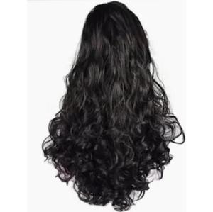 Compre a Precios de Fábrica Extensiones de Cabello Humano Virgen de Templo Indio, Cabello Indio Crudo Sin Procesar, Paquetes de Cabello Rizado de la India - Product Image 1