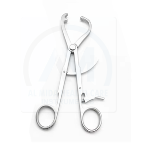 คีมจับกระดูกสำหรับศัลยกรรมกระดูกและข้อของ Al Mida Healthcare พร้อมคู่มือการใช้งาน ได้รับการรับรองมาตรฐาน CE ระดับ I สำหรับการผ่าตัดทั่วไป ใช้ได้กับมาตรฐาน ISO13485 จับถนัดมือ - Product Image 1
