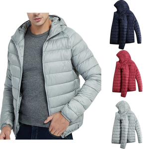 Custom <b>Men</b>’s Winter Puffer Jacket Lightweight Warm Breathable Polyester Casual <b>Coat</b> <b>Long</b> Sleeve Plus Size - Product Image 6