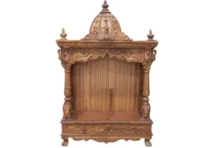 Decoración de Pared de Madera Maciza Tallada a Mano, Decoración Rectangular Antigua para el Hogar - Product Image 1