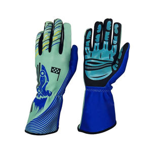 Gants Nomex ignifuges toutes saisons personnalisés pour les sports automobiles F1, karting, course automobile, pour adultes et jeunes, respirants pour l'extérieur - Product Image 1