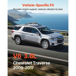 Kit de Soportes de Motor y Transmisión Compatible con Chevrolet Traverse 3.6L V6 2009-2017, Juego de 4, Reemplazo para OE - Product Image 4