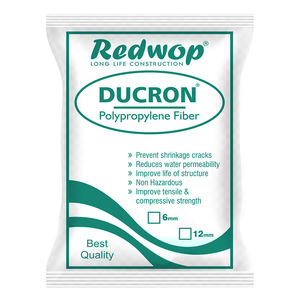 Concrete polypropylene fiber reinforcement for mortar construction chemical reduces cracking improves durability use - Product Image 3