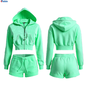 Conjunto de 2 Piezas de Ropa para Mujer, Top Corto y Pantalones Cortos, Ropa Urbana de Verano, Nuevas Llegadas, Más Vendidas y de Moda - Product Image 3