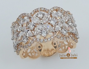 Anillo Encantador para Mujer, Oro de 18k, Acabado Elegante, Accesorio Sencillo pero Sofisticado para Realzar el Estilo Diario - Product Image 3