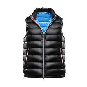 Nuevo Chaleco Acolchado Cálido Personalizado Unisex de Invierno, Chaqueta Ultraligera de Plumas de Ganso con Cuello Alto, Anti-UV, Logotipo Frontal, Transpirable y de Secado Rápido - Product Image 2