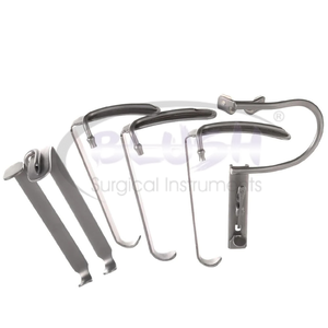 Stainless Steel Surgical Blades For Oral and Ent Procedures Davis Mouth Gag Tongue Depressor Blades By <b>Blush</b> Surgical - Product Image 1