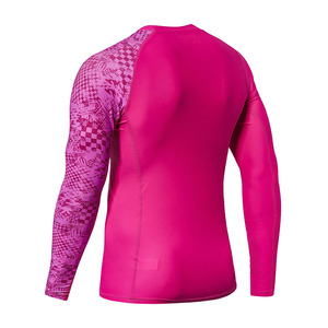 Custom Long Sleeve UPF50 Rash Guard <b>Men</b> Quick Dry <b>Compression</b> BJJ Surfing Swimming Sport <b>Shirt</b> with Digital Printing - Product Image 4