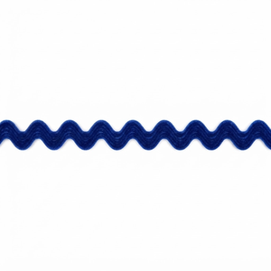 Royal Blue 15mm Velvet Ric Rac Border <b>Dance</b> <b>Costumes</b> Stagewear Nautical Props Textile Art Bulk Trade Supplier 100% Nylon - Product Image 3