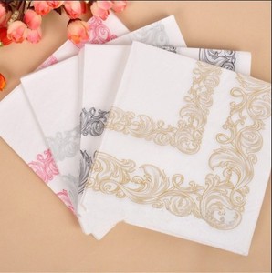 Serviettes de table jetables de haute qualité en pâte de bois vierge douce, 3 plis, absorbantes, 8 plis, pour Thanksgiving et Noël - Product Image 5