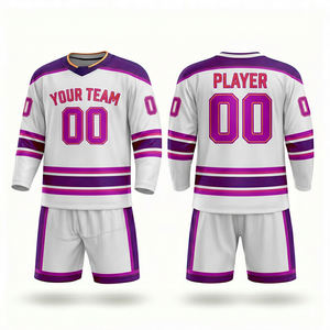 Maillots d'équipe personnalisables de haute qualité, respirants, imprimés, confortables et durables en polyester/coton - Product Image 4