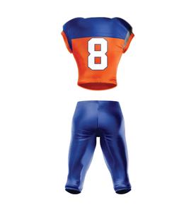 Uniforme de fútbol americano personalizado al por mayor, ropa deportiva de la mejor calidad, transpirable, estampado, 100% poliéster, conjuntos unisex para adultos con estilo - Product Image 5