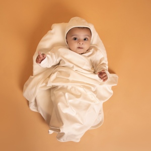 Conjuntos de ropa de bebé recién llegado a casa elastano de bambú orgánico de calidad superior crudo - Product Image 6