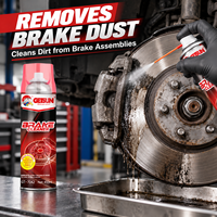 Nettoyant pour freins Getsun OEM en spray 450 ml, éliminateur d'huile et de poussière pour assemblages de disques ou de tambours automobiles, échantillons disponibles