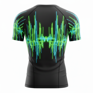 Camiseta Rashguard Sublimada Premium para Hombres, Mujeres y Niños, para MMA, BJJ, Jiu Jitsu, Entrenamiento No-Gi, Compresión Duradera, Venta al Por Mayor, Traje de Baño - Product Image 2