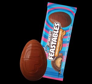 Wholesale MrBeast Feastables Peanut Butter <b>Egg</b> 35g <b>Chocolate</b> Candy High Quality Sweet Snack Factory Supply Bulk Deals for Sale - Product Image 1