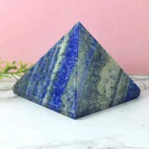 Pyramide en Lapis Lazuli Naturel Poli en Gros, Pierre Précieuse Semi-Précieuse pour Artisanat et Décoration - Product Image 3