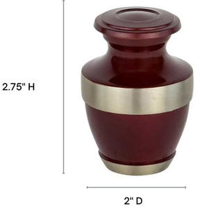 Urnas Decorativas de Acero Inoxidable Modernas y Ecológicas para Cenizas de Mascotas, Suministros Funerarios Pequeños al por Mayor - Product Image 2