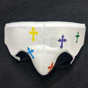 Nuevo Diseño, Juego de Boxeo Profesional con Logotipo de Chrome Heart Impreso en Color Blanco, Kit de Boxeo Profesional de Cuero Original - Product Image 6