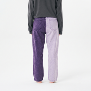 Women’s Oversized Two Tone <b>Split</b> Color Acid Wash Loose Fit Jogger Pants Casual Track Sweatpants Streetwear <b>Trousers</b> - Product Image 5