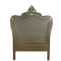 Tête de lit française Tête de lit Rococo Lit en bois massif Meubles de chambre à coucher de style européen