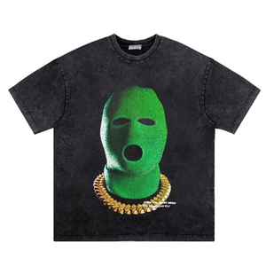 T-shirt en coton 100% de haute qualité, imprimé vintage, t-shirts bio, t-shirts graphiques grande taille, t-shirt imprimé avec logo, t-shirt délavé à l'acide pour hommes - Product Image 1