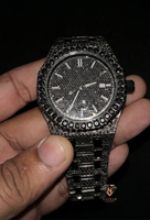 Montre de luxe en moissanite de qualité export, style hip-hop, bijou statement pour le quotidien, disponible à la vente