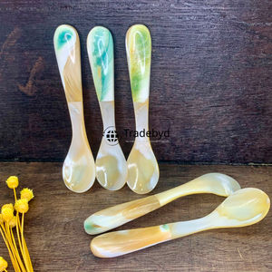 Cuchara de Lujo Hecha a Mano con Incrustaciones de Madreperla, Utensilios de Cocina Premium de Tradebyd - Product Image 1