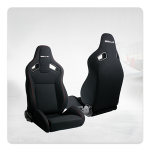 Silla Gamer de Tela Speedster, Silla de Oficina Reclinable de Lujo con Soporte Lumbar y Reposabrazos Ajustables, Color Rojo - Product Image 1