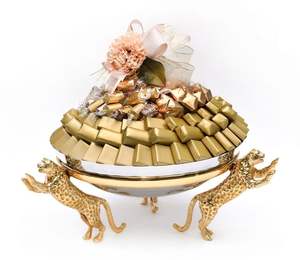 Plateau à chocolat en métal au design artistique d'oiseau, élégant bol décoratif pour servir des friandises, pour la décoration de table à la maison - Product Image 2