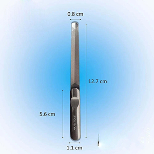 Lime à ongles professionnelle double face en acier inoxydable, instrument de manucure et pédicure de haute qualité - Product Image 3