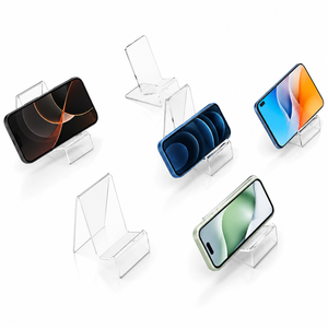 Soporte Plegable Transparente para Teléfono Móvil, Ecológico, Portátil, de Acrílico, para Escritorio - Product Image 1