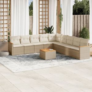 Beige <b>Garden</b> <b>Sofa</b> Set - Product Image 1