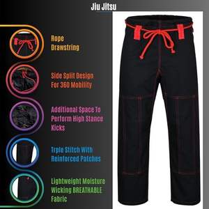 Vente en gros de kimonos de Jiu-Jitsu brésilien, fabricant de costumes d'arts martiaux BJJ sur mesure, kimonos BJJ en coton de qualité supérieure, kimonos de Jiu-Jitsu brésilien - Product Image 3