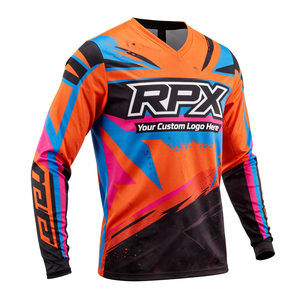 Nouveau maillot de motocross personnalisé coupe-vent pour moto, course automobile, en polyester à séchage rapide - Product Image 1
