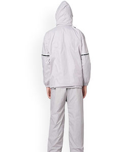 New RTS Custom Logo Men's Nylon <b>Wind</b> <b>Breaker</b> Contrast Panel With Pant Set For Summer Breathable Set Highstreet Zipper Jacket - Product Image 2