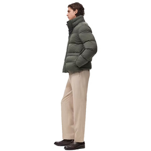 Men's Puffer Jackets Custom Logo Hooded Lightweight Wholesale <b>Bubble</b> Quilted Polyester Logo <b>Bubble</b> Jacket Customized <b>Coat</b> Men's - Product Image 4