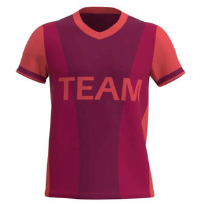 Camiseta de Fútbol para Hombre al Por Mayor para Equipos, 100% Poliéster, Manga Corta, Secado Rápido, Transpirable, Suave, Colores y Logotipos Personalizables - Product Image 4