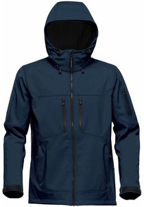 Men Softshell Waterproof Hooded <b>Jacket</b> Windproof Breathable Membrane Outdoor Hiking Ski Coat Navy Blue Yellow Olive Custom OEM - Product Image 5