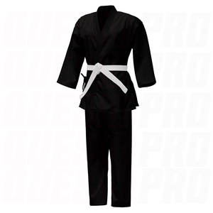 Kimono de karaté de qualité supérieure, poids lourd, pour enfants et adultes, unisexe, tenue d'entraînement d'arts martiaux, tissu épais, débutants, intermédiaires - Product Image 2