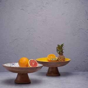 Bol en bois imprimé traditionnel, bol de service en bois imprimé, personnalisé pour la cuisine à un prix raisonnable - Product Image 5