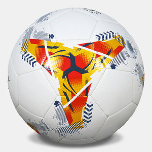 Ballon de football hybride professionnel avec construction en cuir PU à 32 panneaux et design à couture filetée pour l'entraînement — Fabriqué au Pakistan - Product Image 1