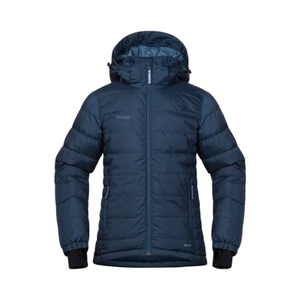 Women's Winter Bomber Jacket Breathable Sustainable Woolen Fabric Elastic Bottom Cuff Crew Neck Plain Dyed <b>Nylon</b> Lining - Product Image 1