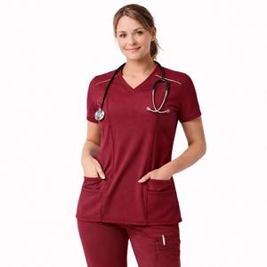 Uniforme Quirúrgico Unisex 2026 de Tela Elástica de Jersey de Spandex/Poliéster con Detección de Agujas y Fusión Sin Costuras, Proveedor OEM ODM al por Mayor - Product Image 6