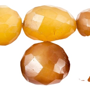 High Quality Yellow Carnelian Nugget Faceted Tumbled Drilled Gemstone Full Strand Natural <b>Crystal</b> <b>Healing</b> <b>Necklace</b> Wholesaler - Product Image 1